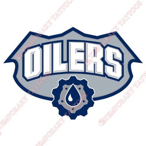 Edmonton Oilers Customize Temporary Tattoos Stickers NO.158